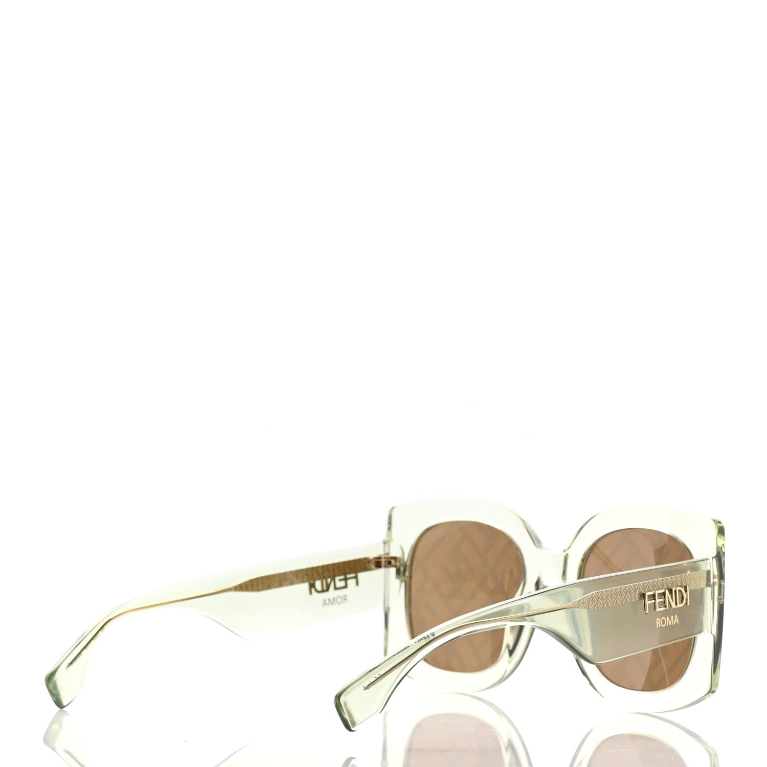 Fendi Acetate FF Sunglasses FF 0436/G/S Green 4 of 6