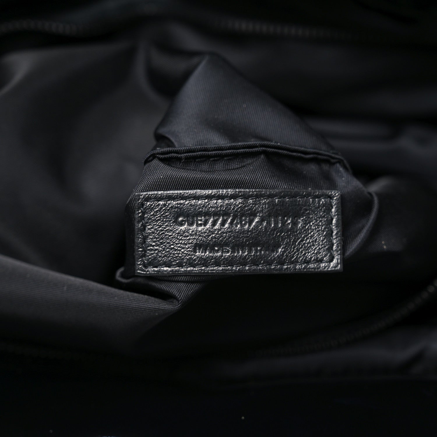 Saint Laurent Patent Wide Puffer Maxi Tote Black 7 of 9