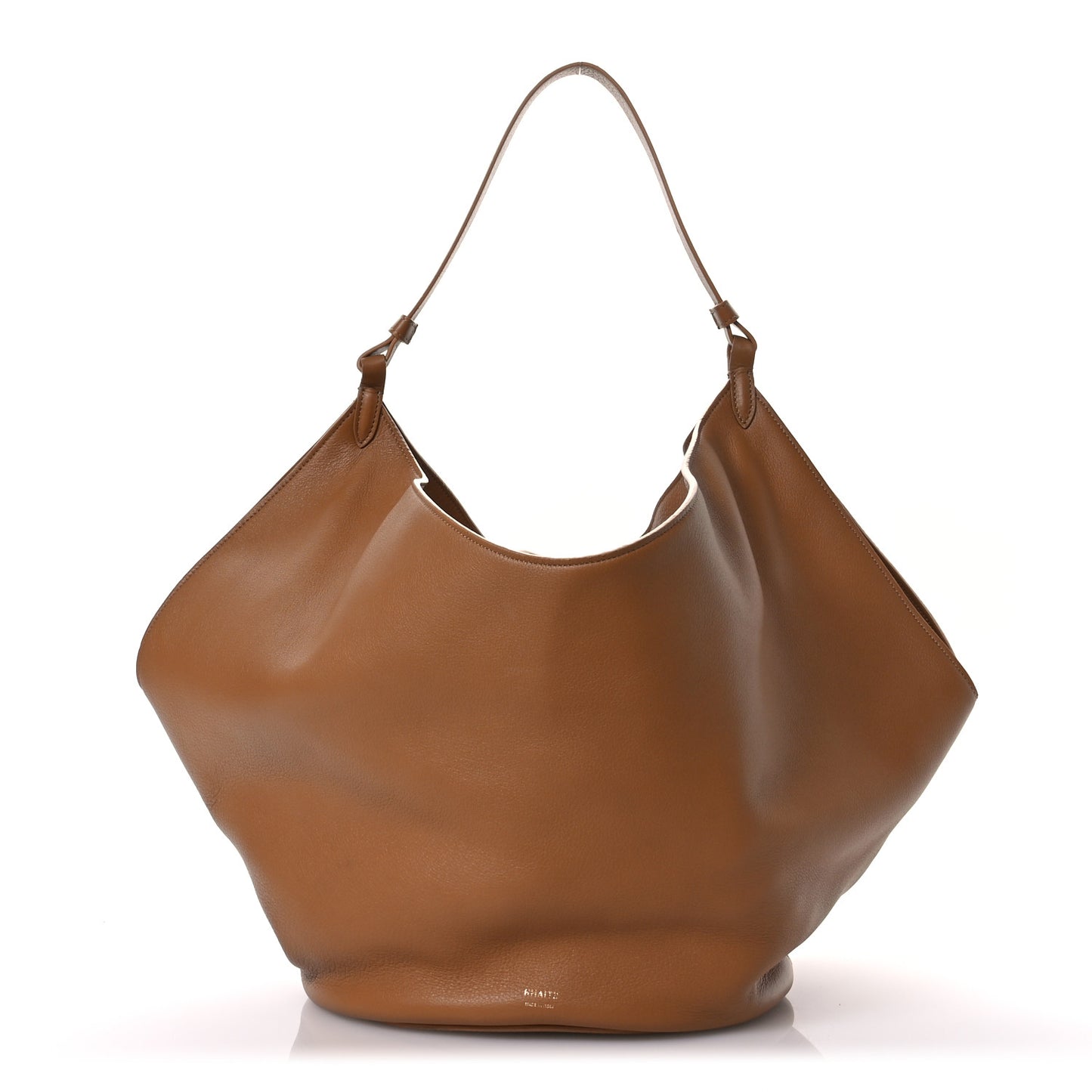 Calfskin Medium Lotus Tote Nougat