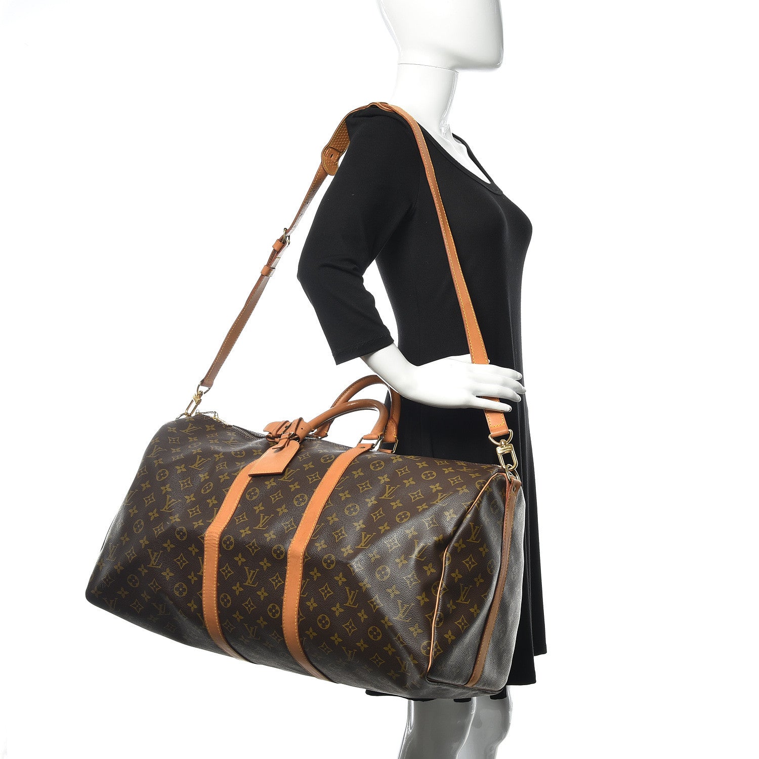 Louis Vuitton Monogram Keepall Bandouliere 55 2 of 10