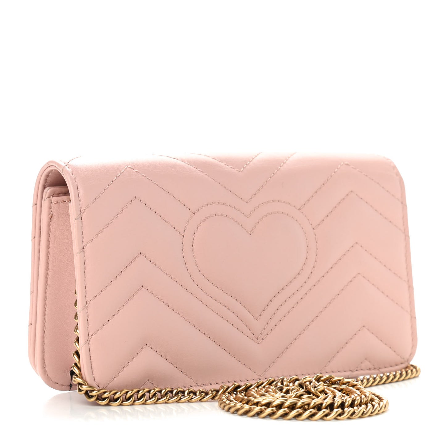 Calfskin Matelasse GG Marmont Mini Bag Perfect Pink