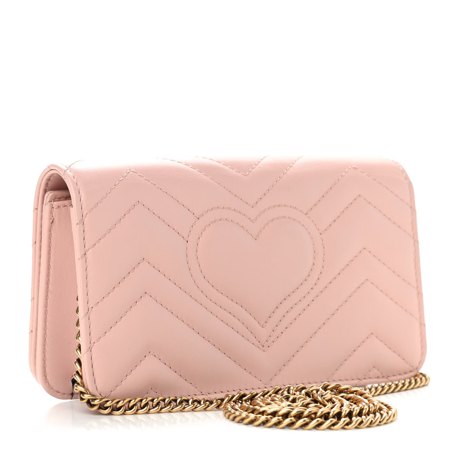 Gucci Calfskin Matelasse GG Marmont Mini Bag Perfect Pink 3 of 8