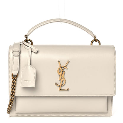 Saint Laurent Calfskin Medium Monogram Sunset Crema Soft 1 of 14