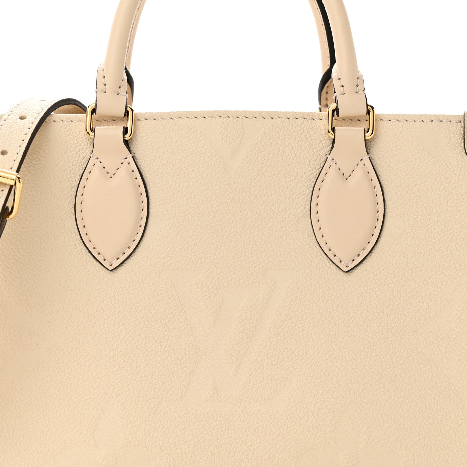 Louis Vuitton Empreinte Monogram Giant Onthego PM Cream Beige 7 of 9