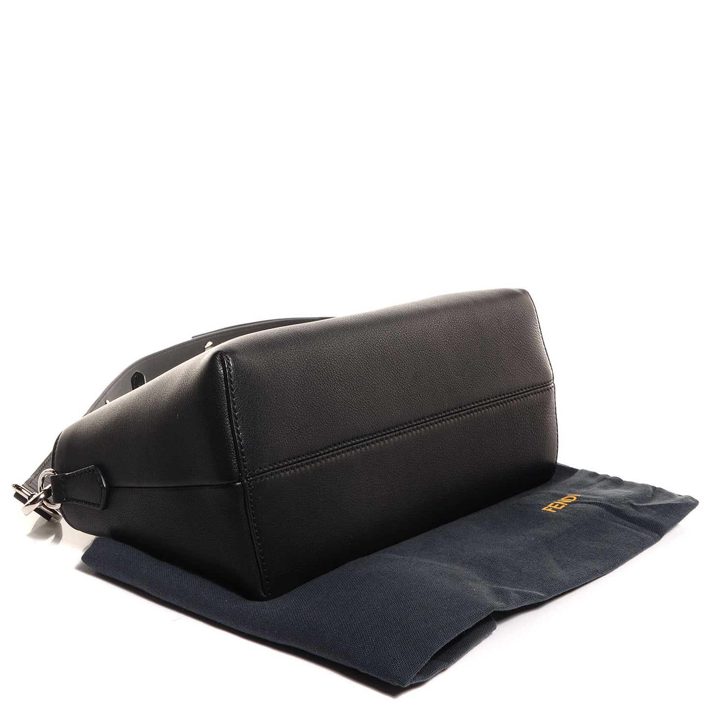 Vitello Dolce Marmol Medium By The Way Boston Bag Black