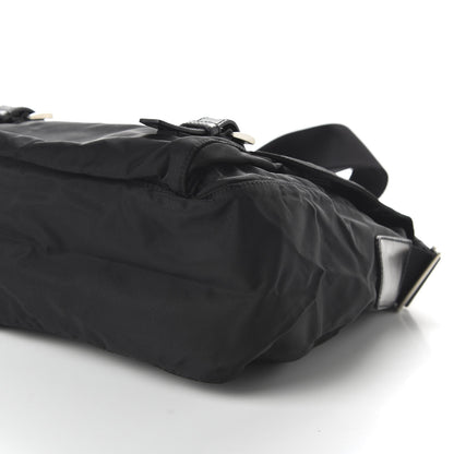 Prada Nylon Vela Messenger Bag Black 7 of 9
