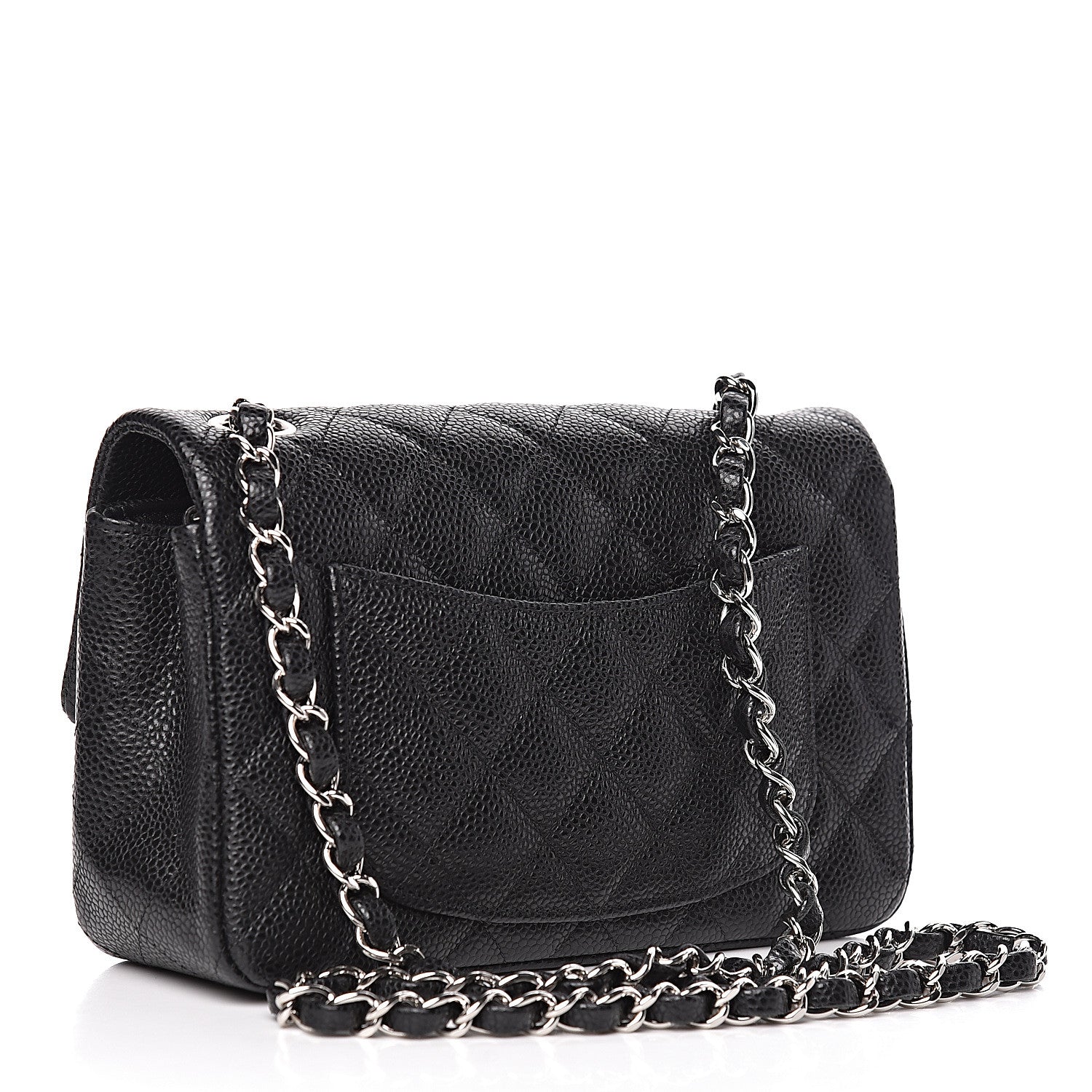 Chanel Caviar Quilted Mini Rectangular Flap Black 3 of 11