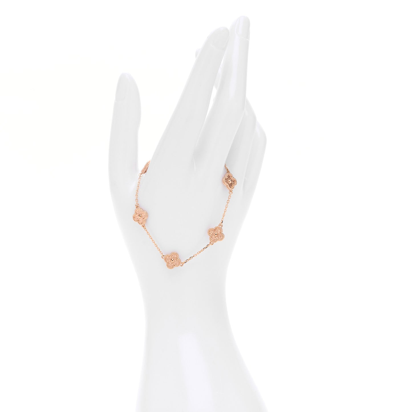 18K Rose Gold 6 Motifs Sweet Alhambra Bracelet
