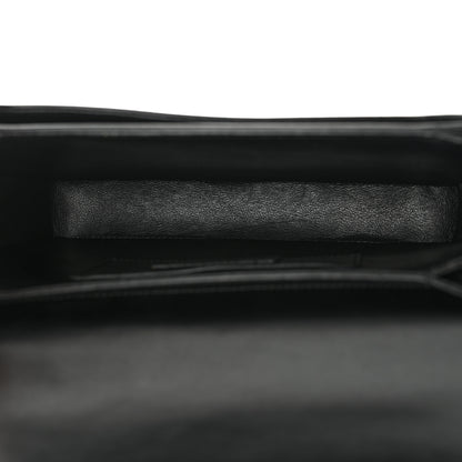 Saint Laurent Box Calfskin Monogram Medium Solferino Satchel Black 5 of 15