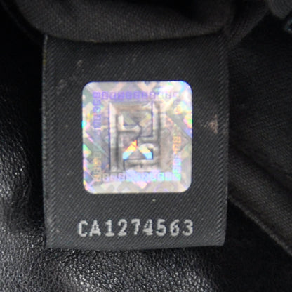 Fendi Crinkled Lambskin Mia Pochette Black 7 of 7