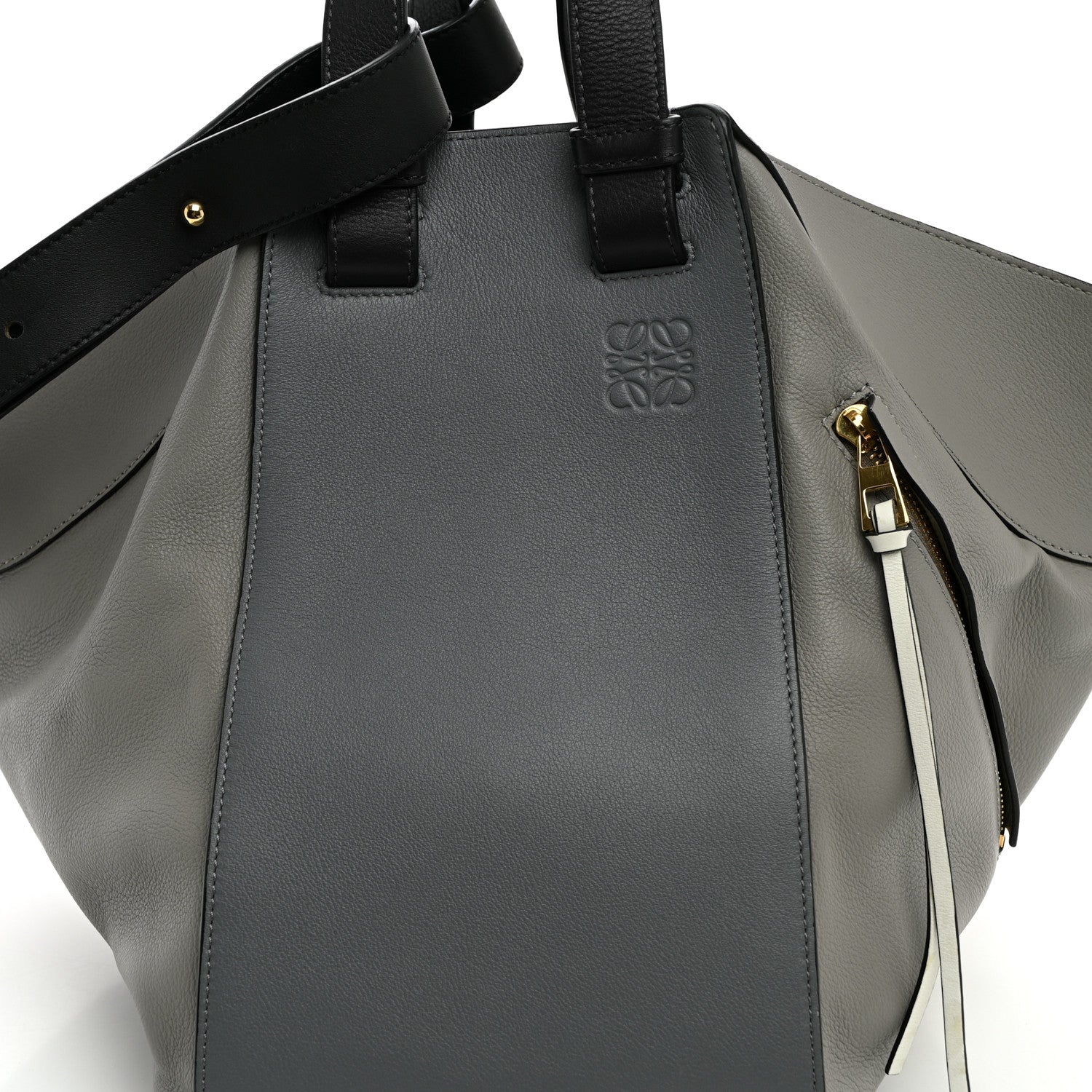 Loewe Calfskin Large Hammock Shoulder Bag Grey 8 of 10