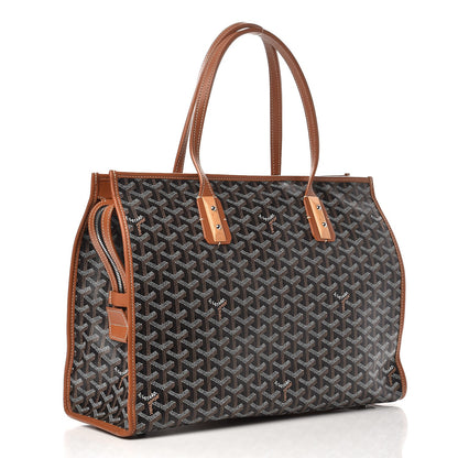 Goyard Goyardine Marquises Tote Black Gold 3 of 12