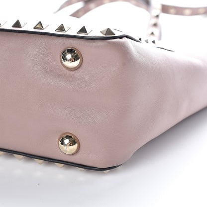 Valentino Garavani Vitello Mini Rockstud Tote Poudre 6 of 11