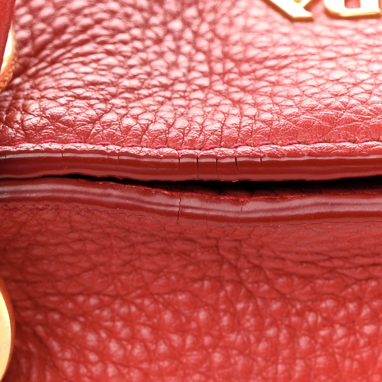 Vitello Daino Side Zip Shopper Tote Rosso
