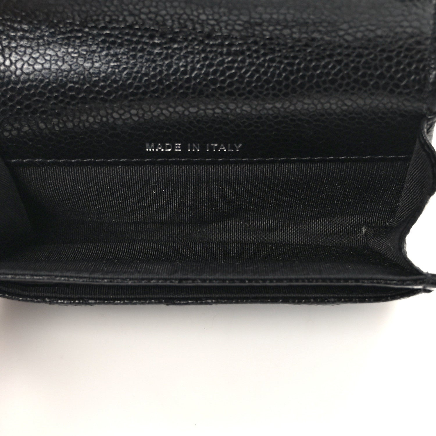 Chanel Caviar Quilted Flap Card Holder So Black 5 of 9