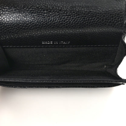 Chanel Caviar Quilted Flap Card Holder So Black 5 of 9