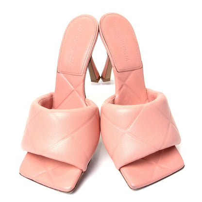 Bottega Veneta Nappa Quilted Rubber Lido Mule Sandals 36 Blossom 5 of 10