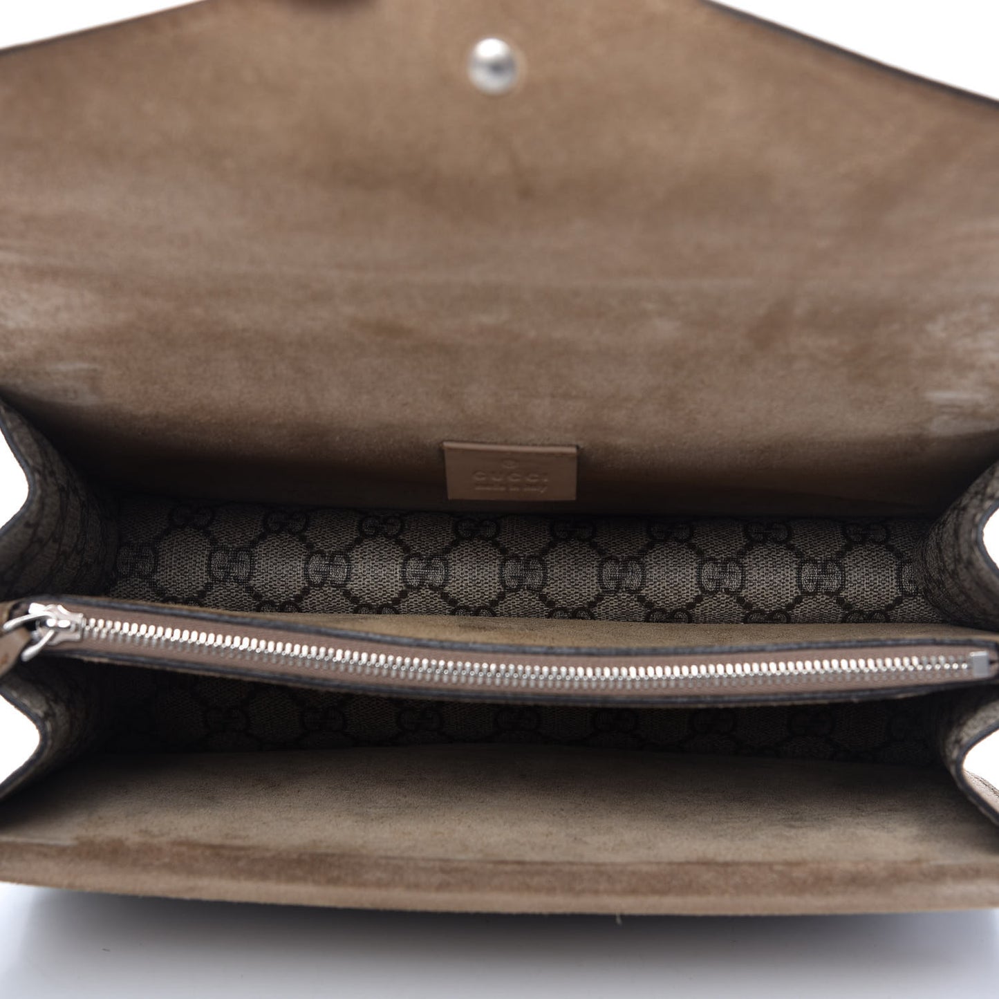 GG Supreme Monogram Small Dionysus Shoulder Bag Taupe