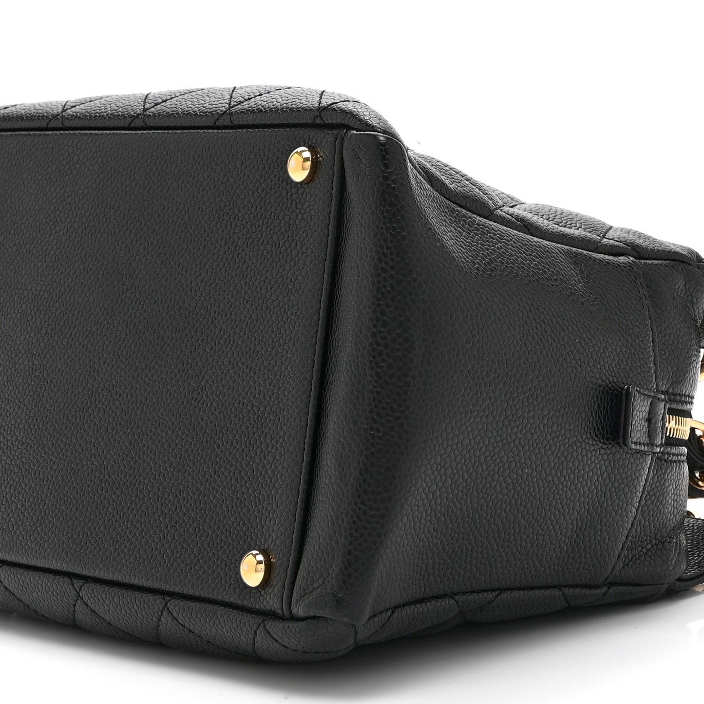 Caviar Quilted Petit Timeless Tote PTT Black