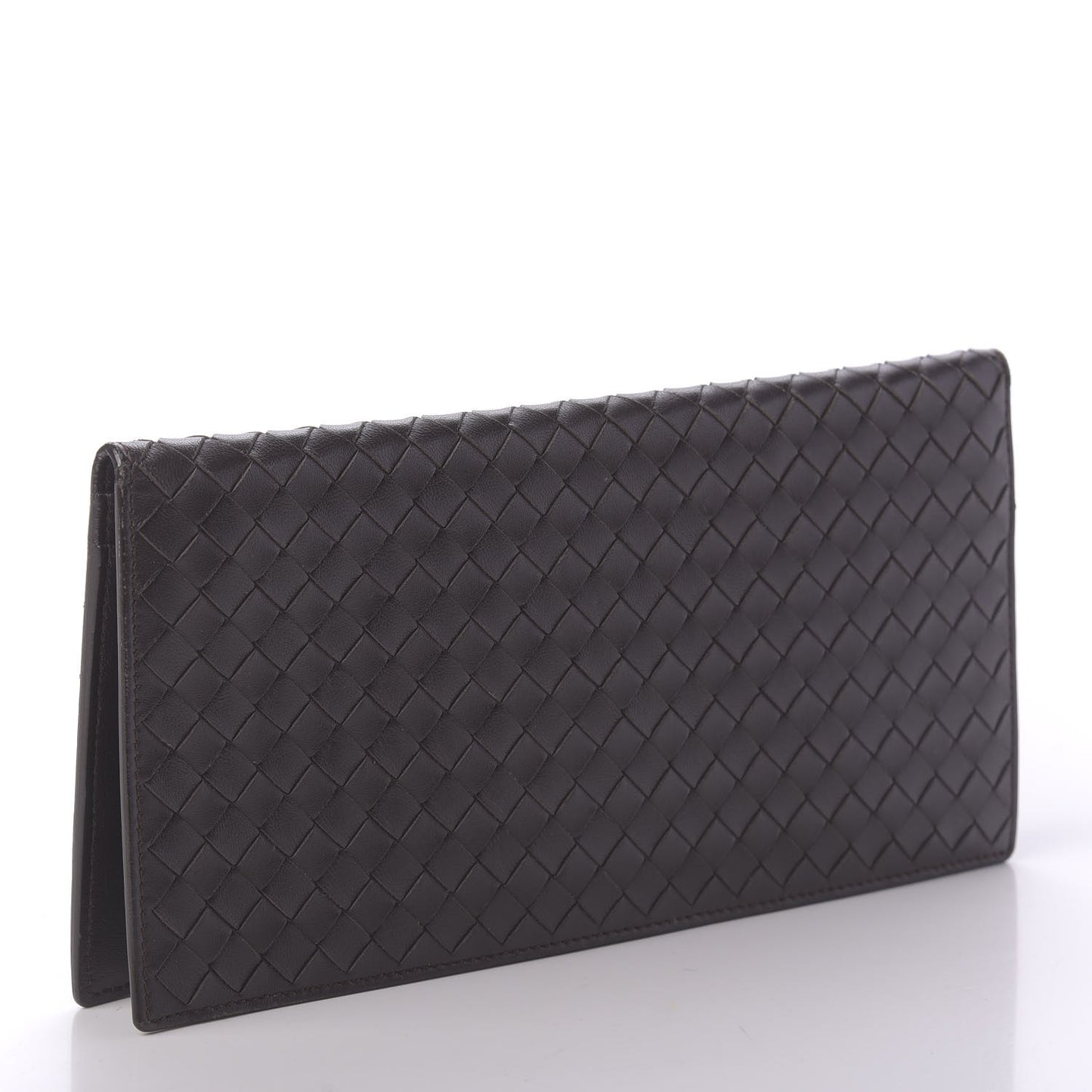Nappa Intrecciato Flap Wallet Black