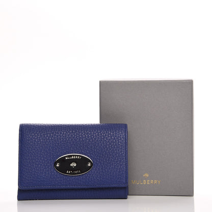 Mulberry Soft Grain Leather French Purse Wallet Indigo 9 of 9