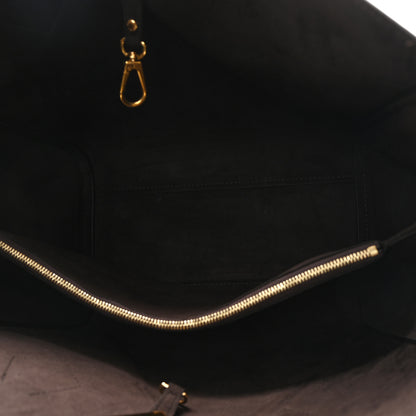 Louis Vuitton Calfskin Monogram Kimono Tote Black 5 of 10