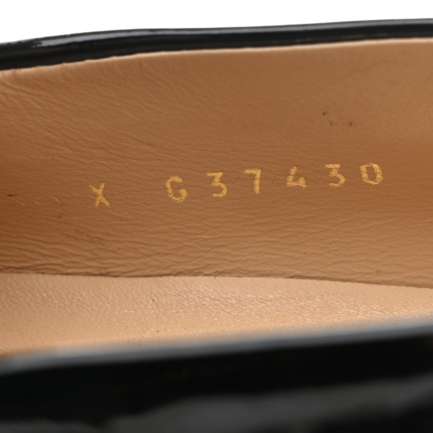 Chanel Shiny Calfskin Logo Loafers 36.5 Black 8 of 10
