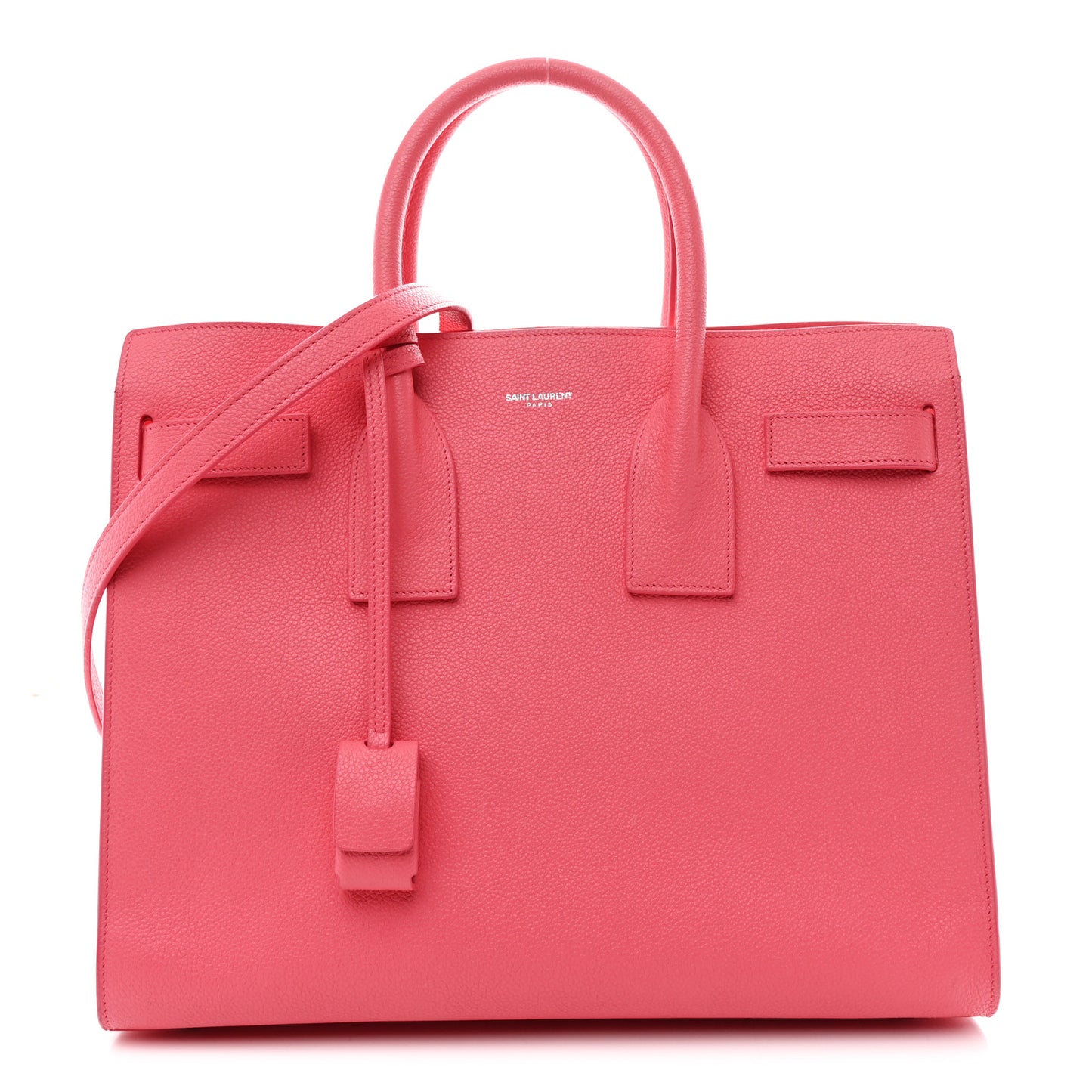 Grained Calfskin Small Sac De Jour Rose Clair