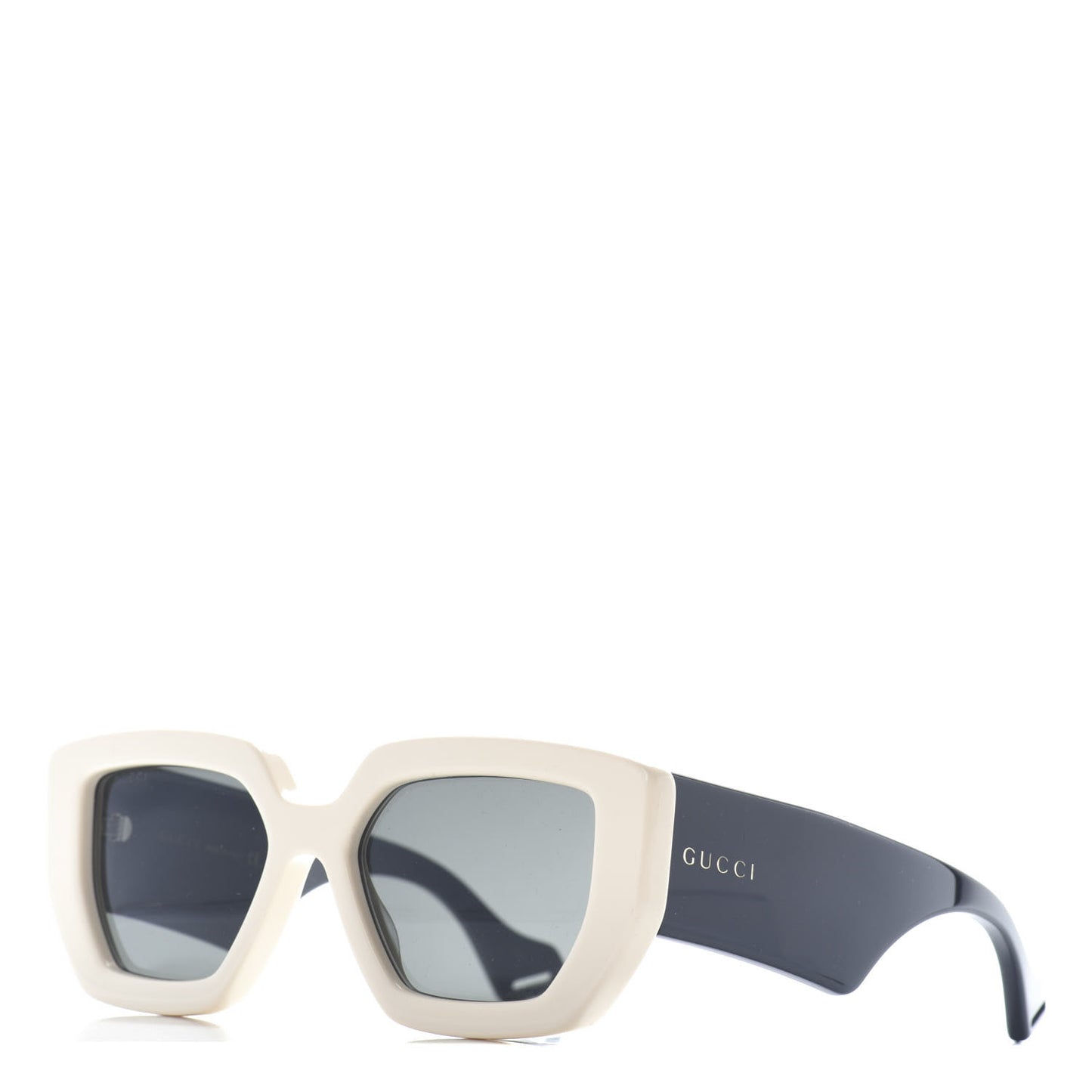 Square Frame Sunglasses GG0630S Black Ivory
