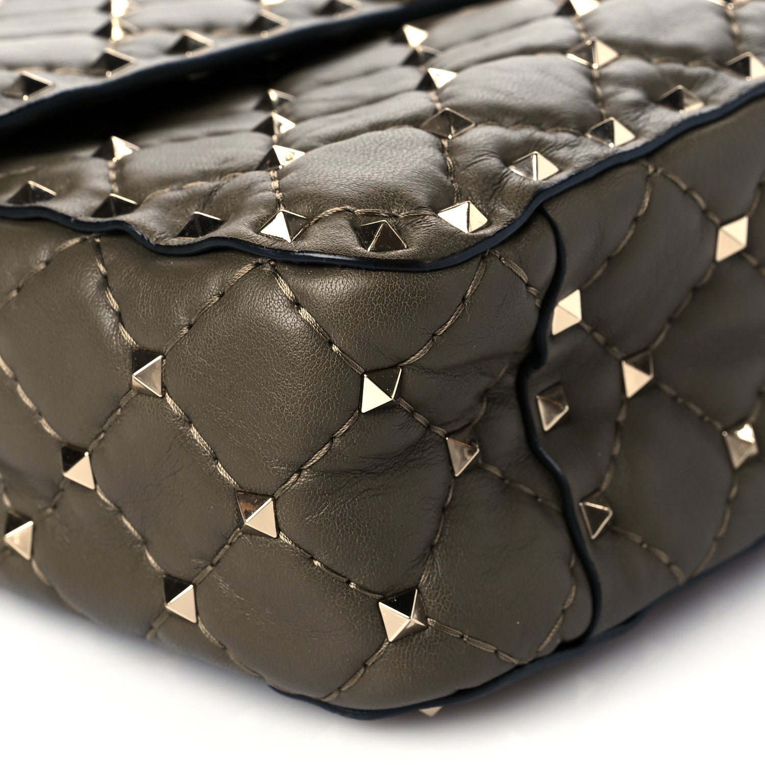 Valentino Garavani Nappa Medium Rockstud Spike Shoulder Bag Oasis 8 of 9