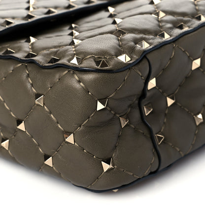 Valentino Garavani Nappa Medium Rockstud Spike Shoulder Bag Oasis 8 of 9