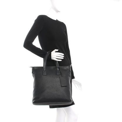 Fendi Cuoio Romano Selleria Tote Black 3 of 8