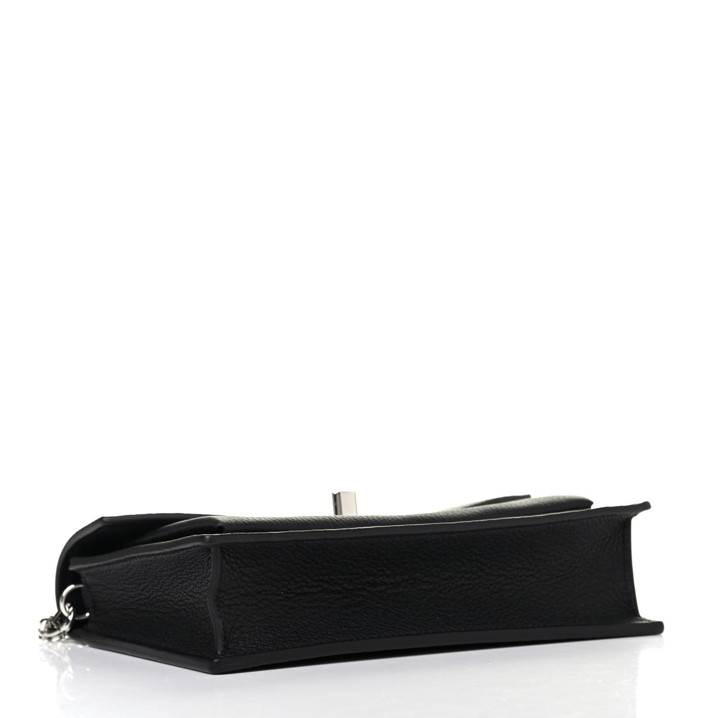 Soft Calfskin My Lockme Chain Pochette Black