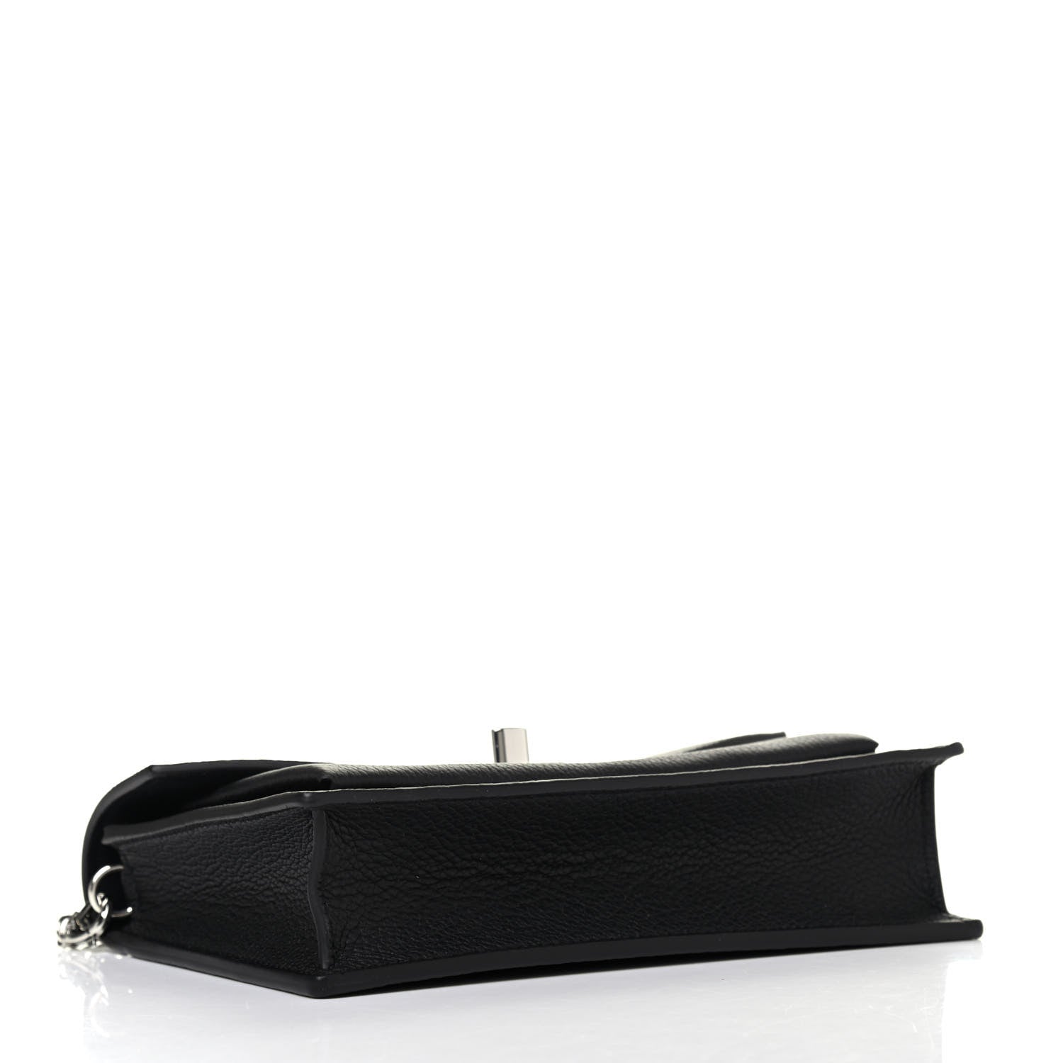 Louis Vuitton Soft Calfskin My Lockme Chain Pochette Black 3 of 4