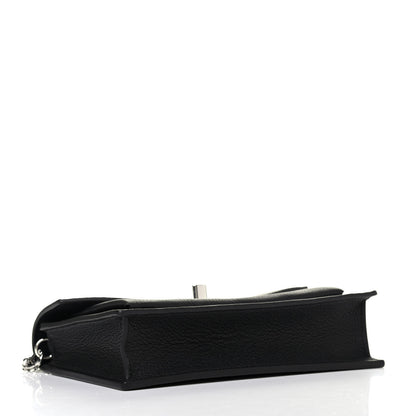 Louis Vuitton Soft Calfskin My Lockme Chain Pochette Black 3 of 4