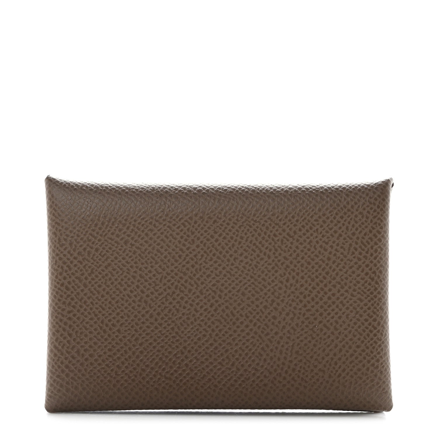 Hermes Epsom Calvi Card Case Etoupe 1 of 8