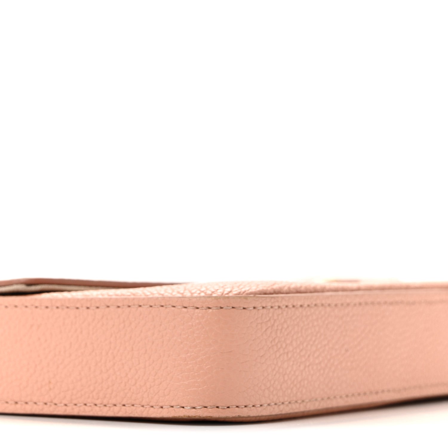 Louis Vuitton Empreinte Monogram Giant Felicie Pochette Chain Wallet Rose Trianon Creme 9 of 16