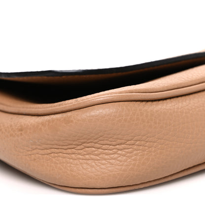 Gucci Pebbled Calfskin Medium Soho Flap Crossbody Camelia 9 of 13