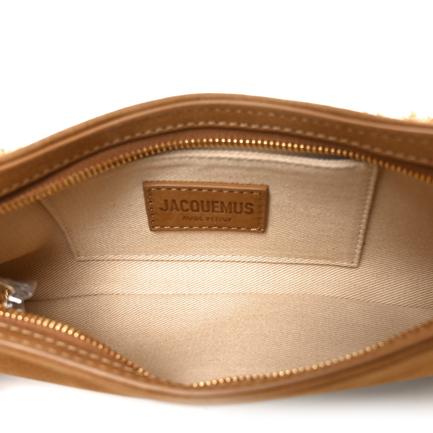 Jacquemus Suede Shearling Le Bisou Doux Camel 5 of 9