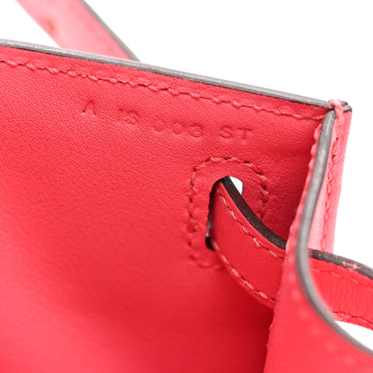 Hermes Swift Kelly Pochette Clutch Rose Azalee 7 of 11