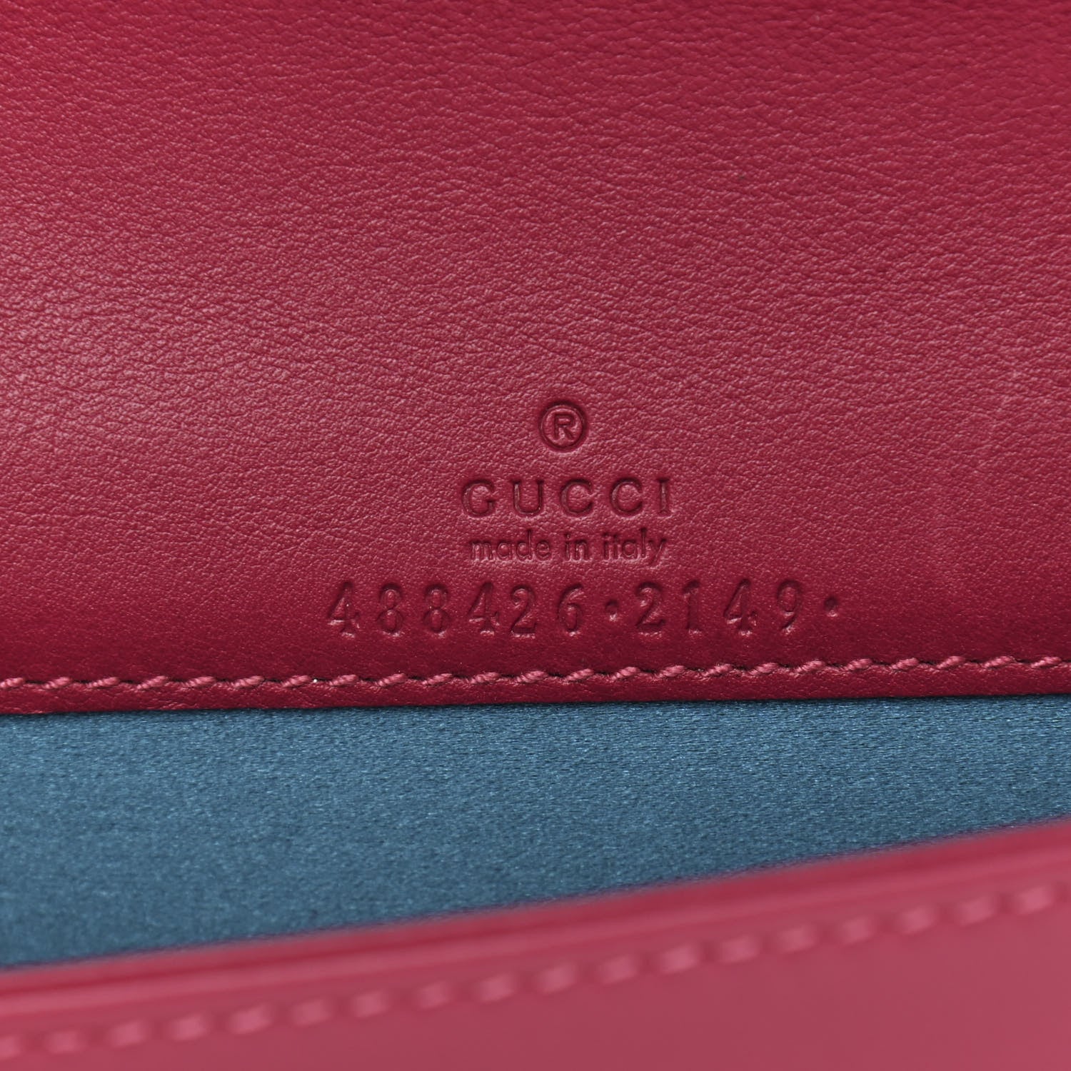 Gucci Velvet Matelasse Love Embroidered GG Marmont Mini Bag Light Raspberry Rose 6 of 9