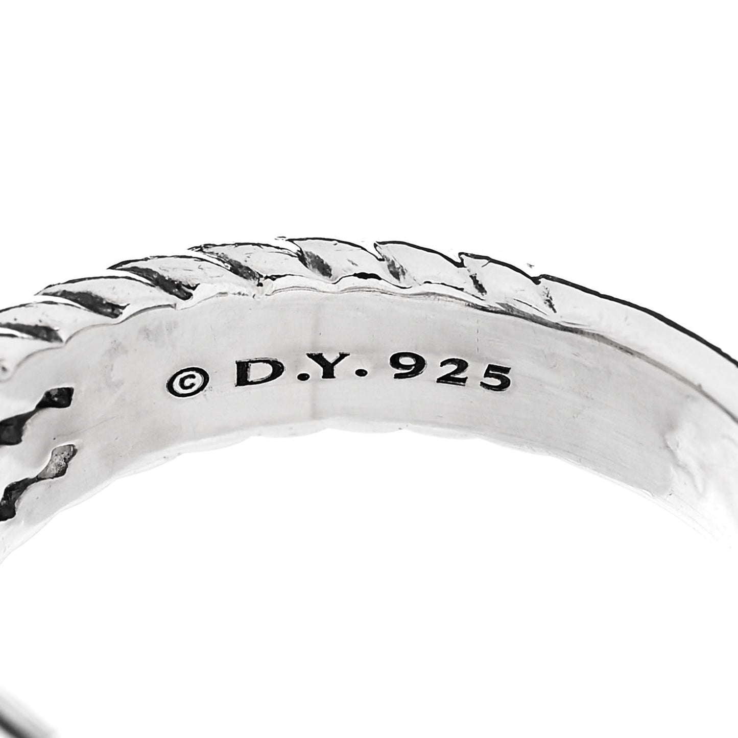 Sterling Silver Diamond 10mm Petite Wheaton Ring 54 6.75