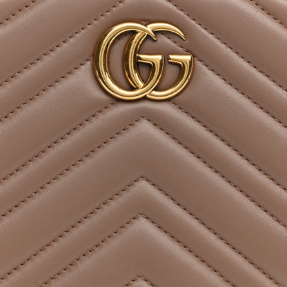 Gucci Calfskin Matelasse Small GG Marmont Tote Porcelain Rose 8 of 11