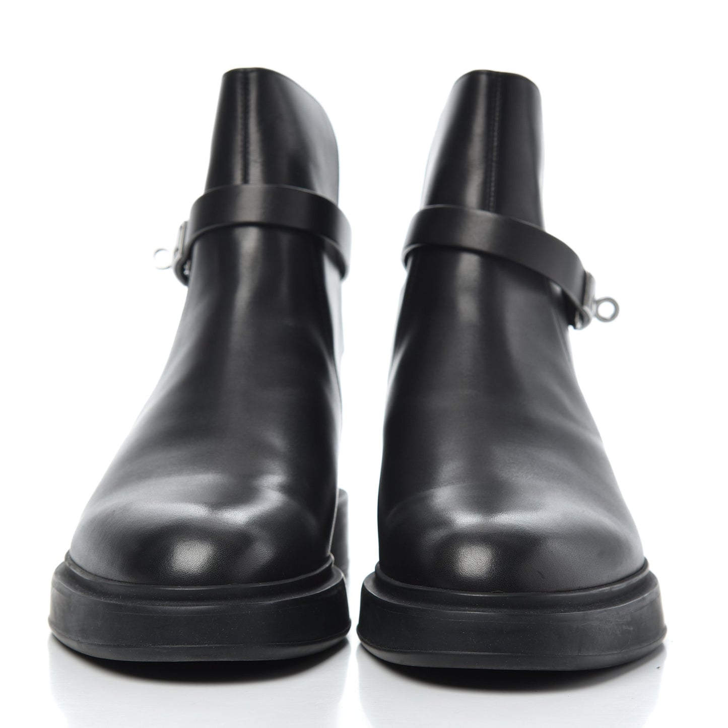 Calfskin Veo Ankle Boots 42 Black