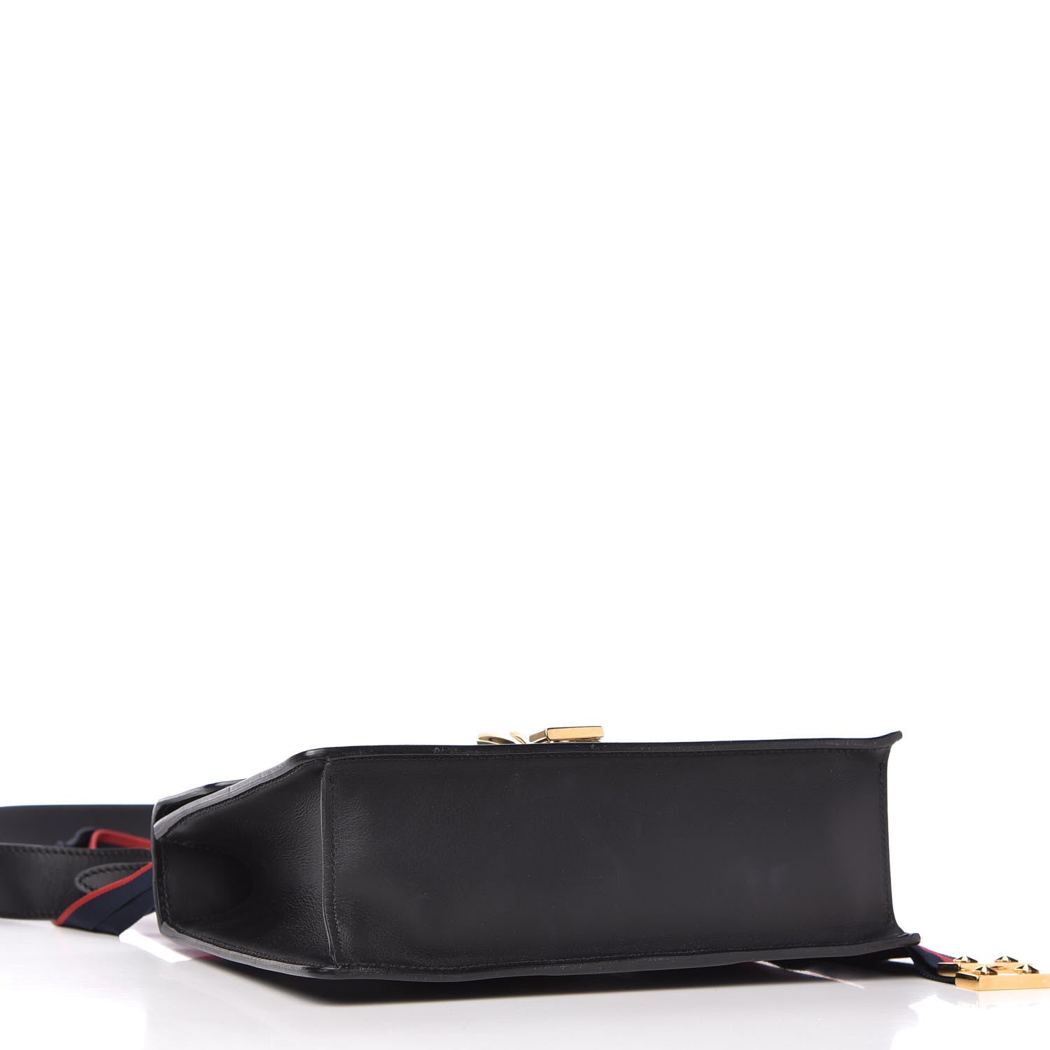 Gucci Calfskin Small Sylvie Shoulder Bag Black 4 of 10