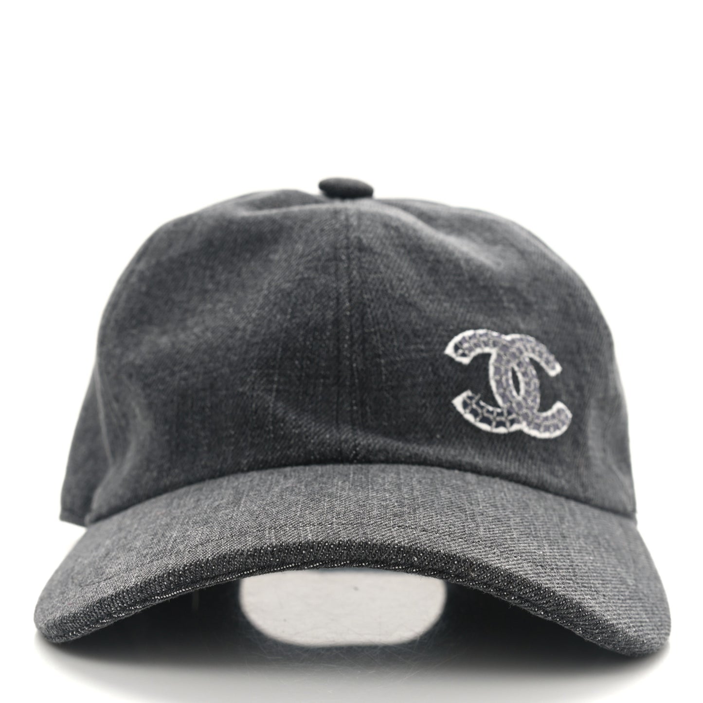 Cotton Sequin CC Cap Hat Black