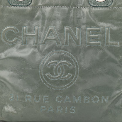 Chanel Glazed Calfskin Mini Deauville Tote Green 12 of 12
