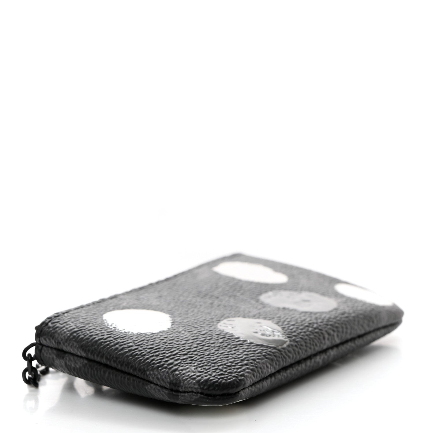 Louis Vuitton LV X YK Monogram Eclipse Key Pouch Black Silver 4 of 7