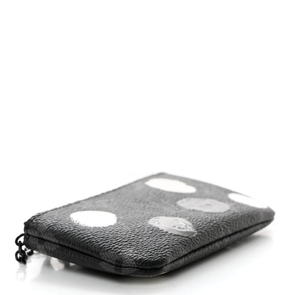 Louis Vuitton LV X YK Monogram Eclipse Key Pouch Black Silver 4 of 7