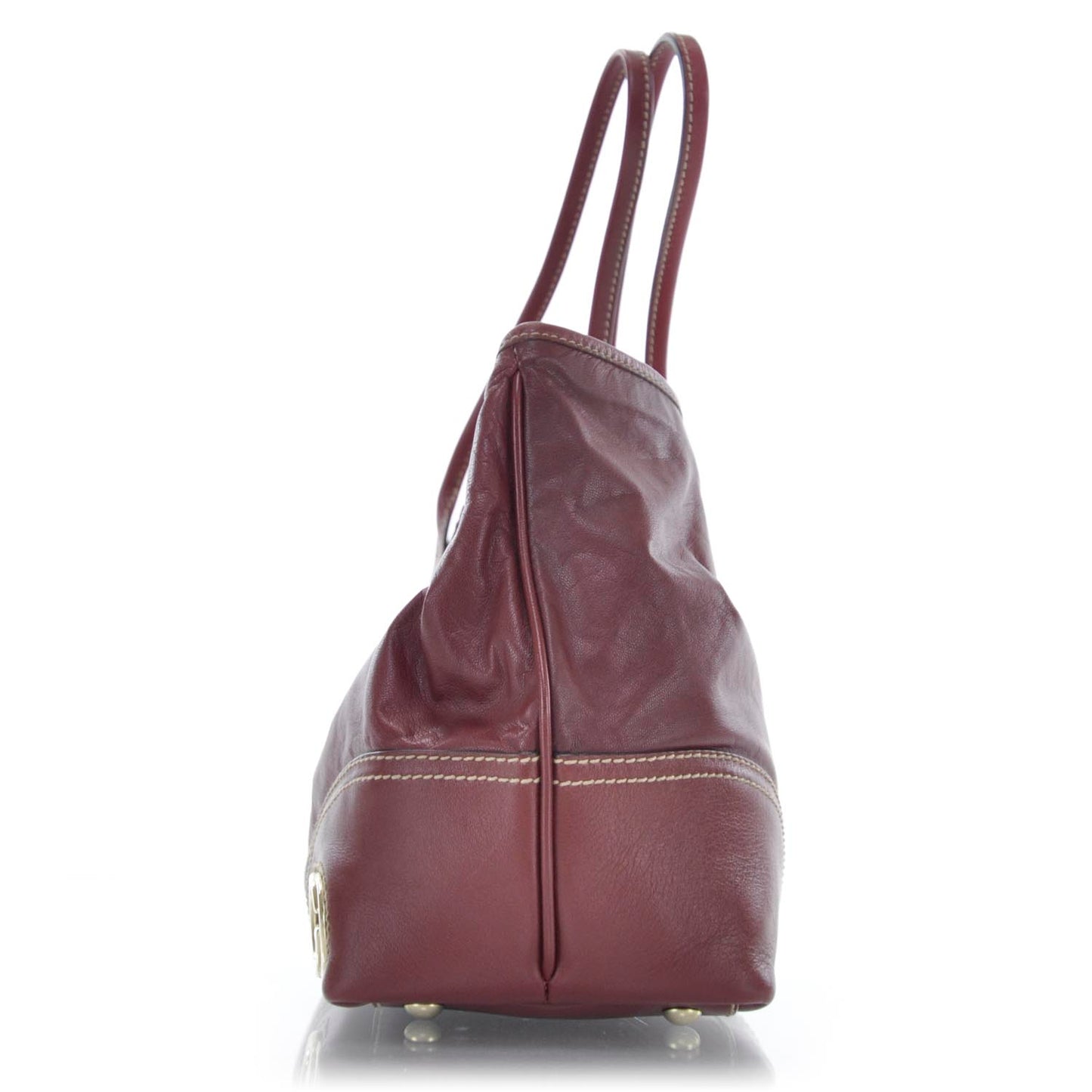 Leather New Britt Tote Red